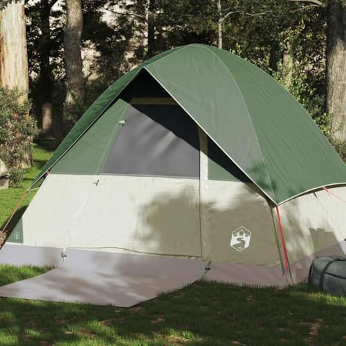 Vetnasa Tienda de campaña iglú para 4 Personas Impermeable Verde Deportes, Actividades al Aire Libre, Camping y Senderismo, Tiendas de campaña Verde 4,45 KG
