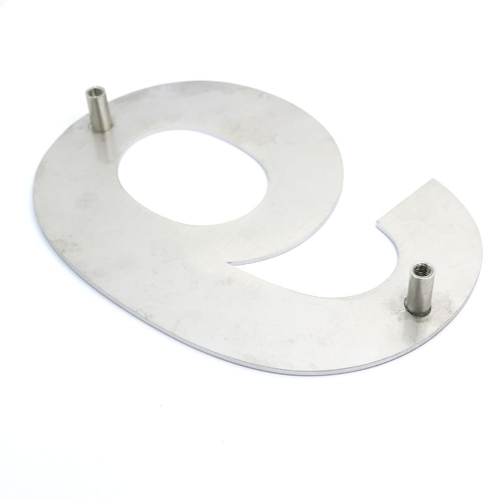 NUZAMAS Plaque Numéro De Porte 9 En Acier Inoxydable Pour