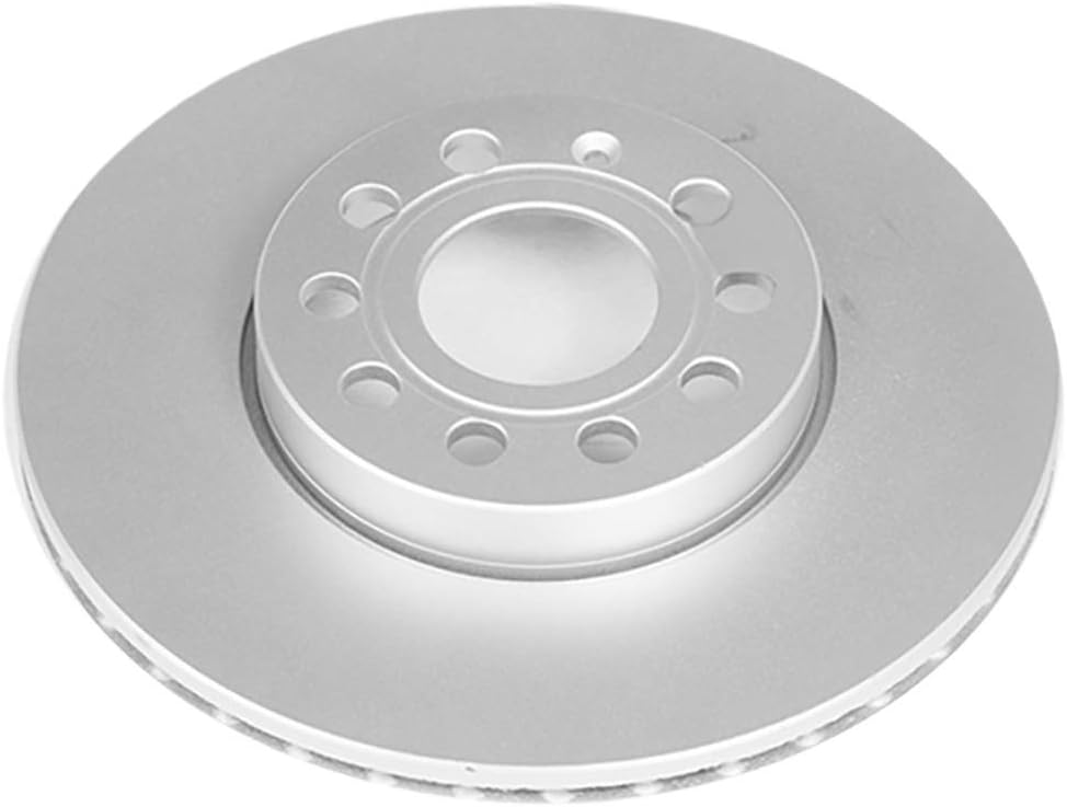 PowerStop Evolution Fully Coated Front Brake Rotor For Audi A3 2010-13 |A3 2015-16 |A3 Quattro 2015-18 |A3 Sportback e-tron 2016-18 - Direct OE Disc Rotor Upgrade, EBR830EVC