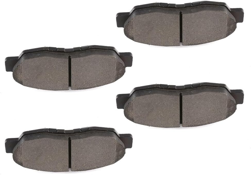 LSAILON [D764] Front Ceramic Disc Brake Pads Set For Acura CL 1997-1999,For Acura EL 1997-2005,For Honda Civic 1996-2011,For Honda For Accord 1990-2002 [4PCS]