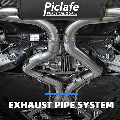 Piclafe 2 Inch Exhaust Pipe, 2'' Stainless Steel Straight DIY Custom Mandrel Exhaust Pipe, 50 Inch Length, 2'' OD Mandrel Straight Pipe by Piclafe - Used condition - Image 8