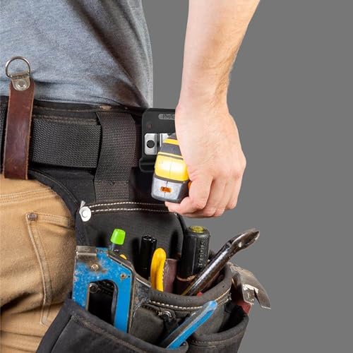 Tape Measure Holder, Tape Measure Holder for Belt, Drill Holster, Tool Belt with Belt Clip, Suitable for Measuring Tape, Impact Driver Any Tape Holster with a Clip. 5 Tape Measure Holder, Tape Measure Holder for Belt, Drill Holster, Tool Belt with Belt Clip, Suitable for Measuring Tape, Impact Driver Any Tape Holster with a Clip. - Image 5