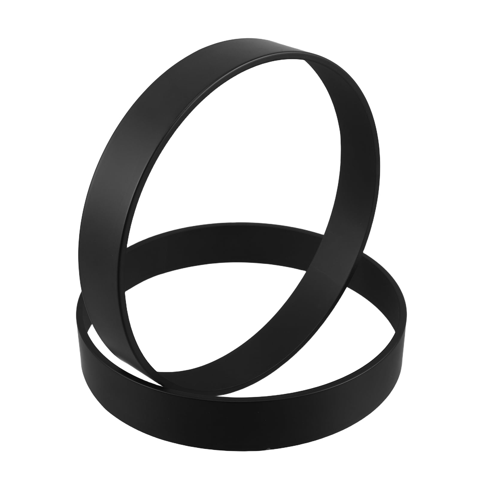Bordure d'horloge métal noire 25 cm pour cadre horloge murale quartz et accessoire décoratif rond