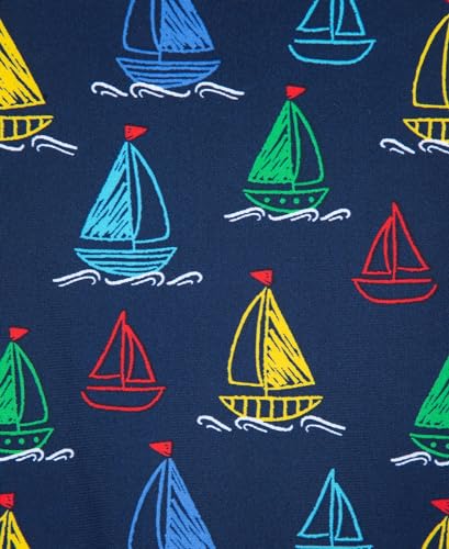 Little Me Clothes for Baby Boys' Long Sleeve Full Coverage Rash Guard Suit, 6-24 Months3