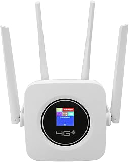 Roteador Sem Fio 4g Lte, 300mbps, 4 Antenas, Transmissão Estável, Plugue Americano, 100-240v, Alta Velocidade, 4g, Roteador Wi-fi Sem Fio para a ásia (Plugue dos EUA)