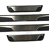 CAPIXY Autozubehör Einstiegsleisten Schutzleisten Trim Kick Guard Pedal Kompatibel mit Opel Mokka X 2014-2020 (Color : Army Green)