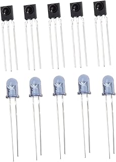 jojofuny 5 Satz Infrarotstrahler Emitter Sensor Sender silikonformen gießformen Infrarot Fernbedienung Infrarot Empfänger ...