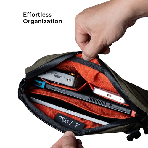 Image of ALPAKA Flight Sling 2L- Small Sling Bag For Men Travel Lightweight,Portable, Packable, with Quick Release Shoulder Strap | Portable