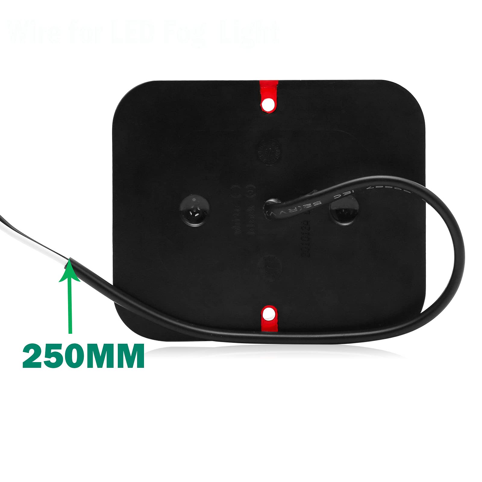 1piece LED Rosso Fendinebbia Posteriore 12v24v Per Rimorchi Fendinebbia Veicolo Blocchi Luci Antinebbia Impermeabile Per Roulotte Camion Omologazione