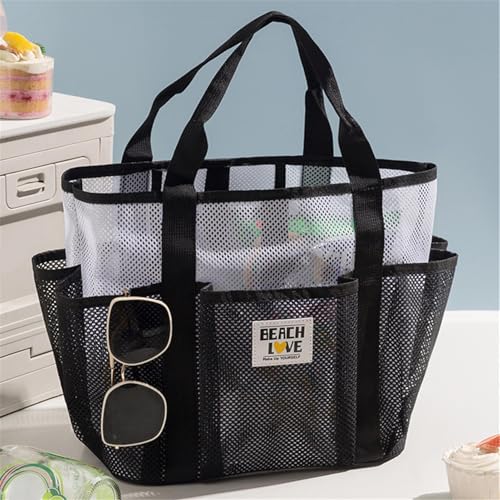 Beach Tote - Mesh Beach Bag | Large Tote Bags For Family | Reusable Shopping Grocery Bag | Large Lightweight Multi Functional3