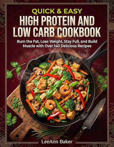 Quick & Easy High Protein and Low Carb Cookbook