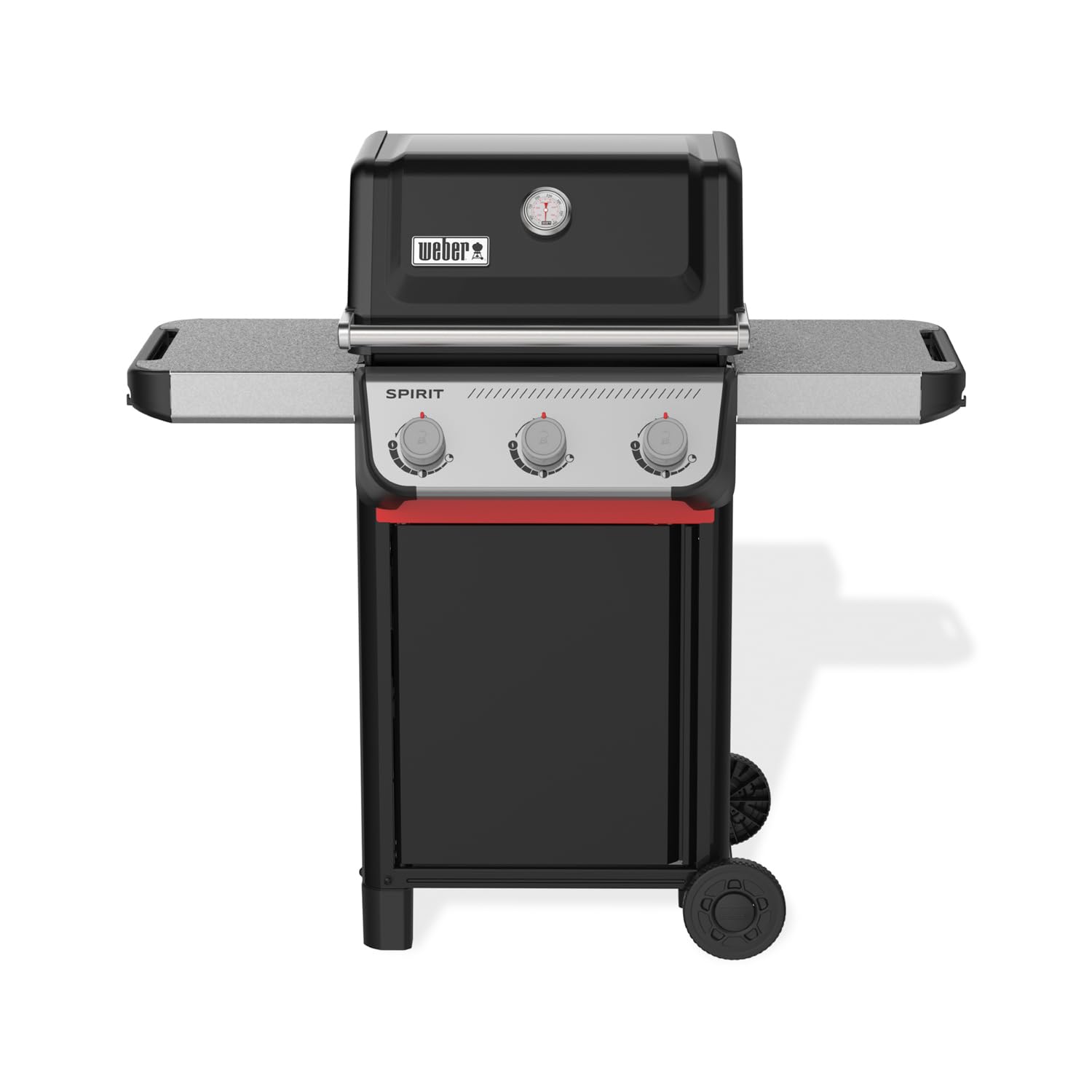 Weber Spirit E-310 Barbecue a Gas 3 Bruciatori, Accensione Snap-Jet, Griglia 51x46cm, Nero/Argento