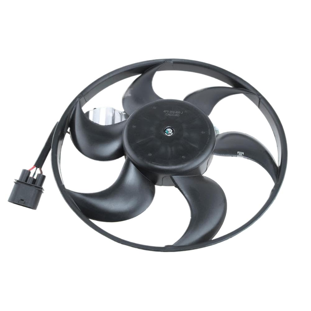 Auxiliary Cooling Fan 4F0959455J Compatible with A6 Allroad C6 A6 C6 2004 2005 2006 2007 2008 2009 2010 2011 2.7T 3.0T 4.2