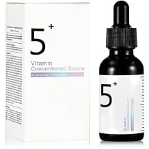 No.5+ Vitamin Concentrated Brightening Serum 30ml   Specifically formulated to improve acne scars, sun spots and uneven skin tone, providing brightening and antioxidant care