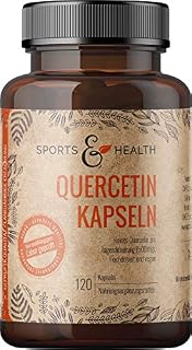 Quercetin Kapseln – 120 Kapseln - Quercetin 500mg pro Tagesdosierung - Vegan - Frei von Zusatzstoffen – Quercetin Hochdosiert