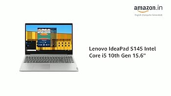 Lenovo IdeaPad S145 Intel Core i5 10th Gen 15.6