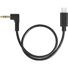 Timecode Sync Cable for Sony FX3 FX30 A7S3 A1, 3.5mm TRS to Micro USB Cable for Tentacle SYNC E Track E Timebar, Durable Tangle-Free Design, 28cm 11 inch