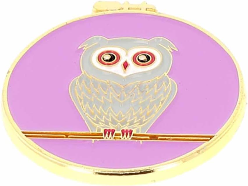 Bohin Magnetic Needle Holder 28 mm, Owl Purple, Sewing Accessory