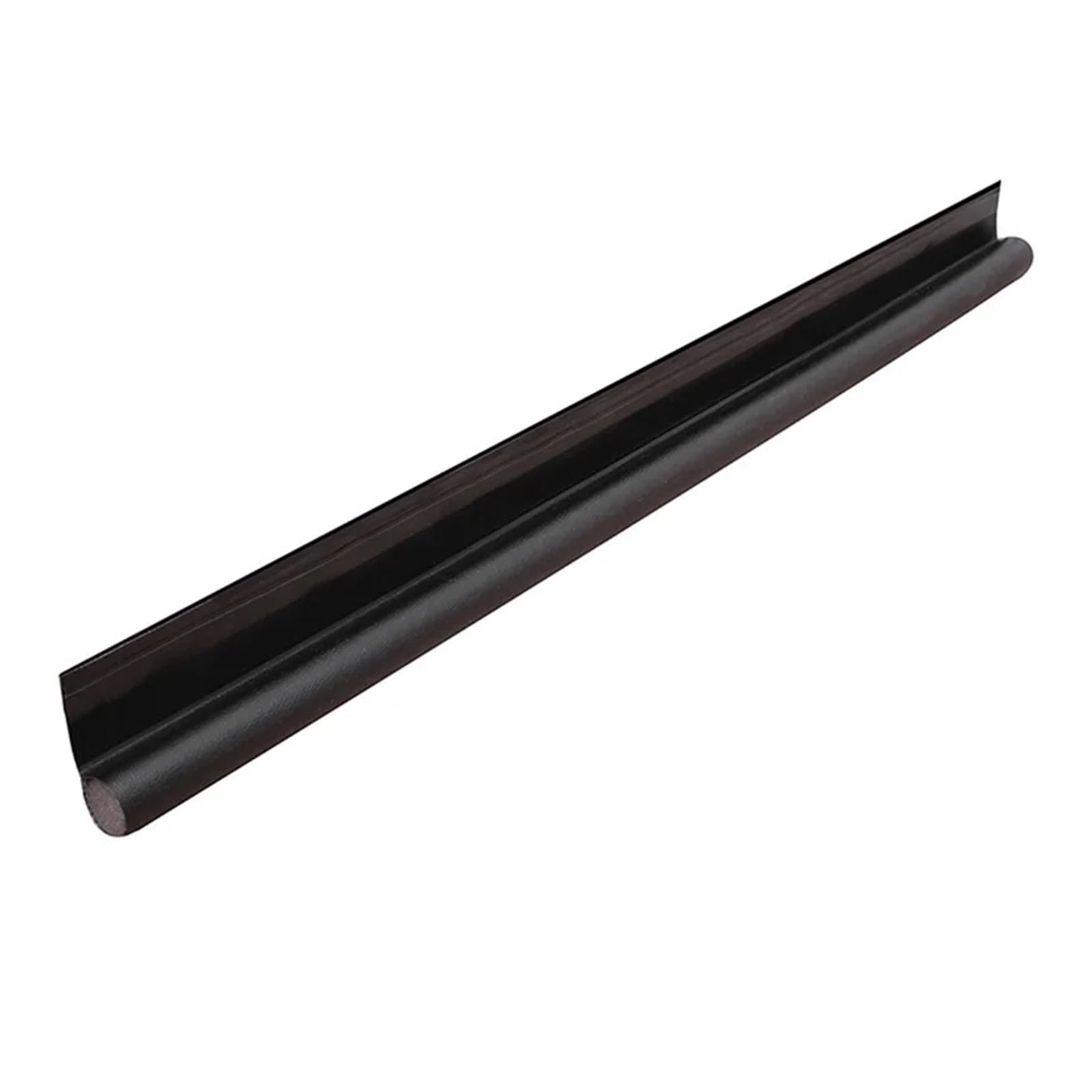 Xctdsvah Black Door Stop Under Door Draft Bottom Sealing Strip Wind Noise Acustic Foam Stripping Seal Blocker Guard Holder(Black)