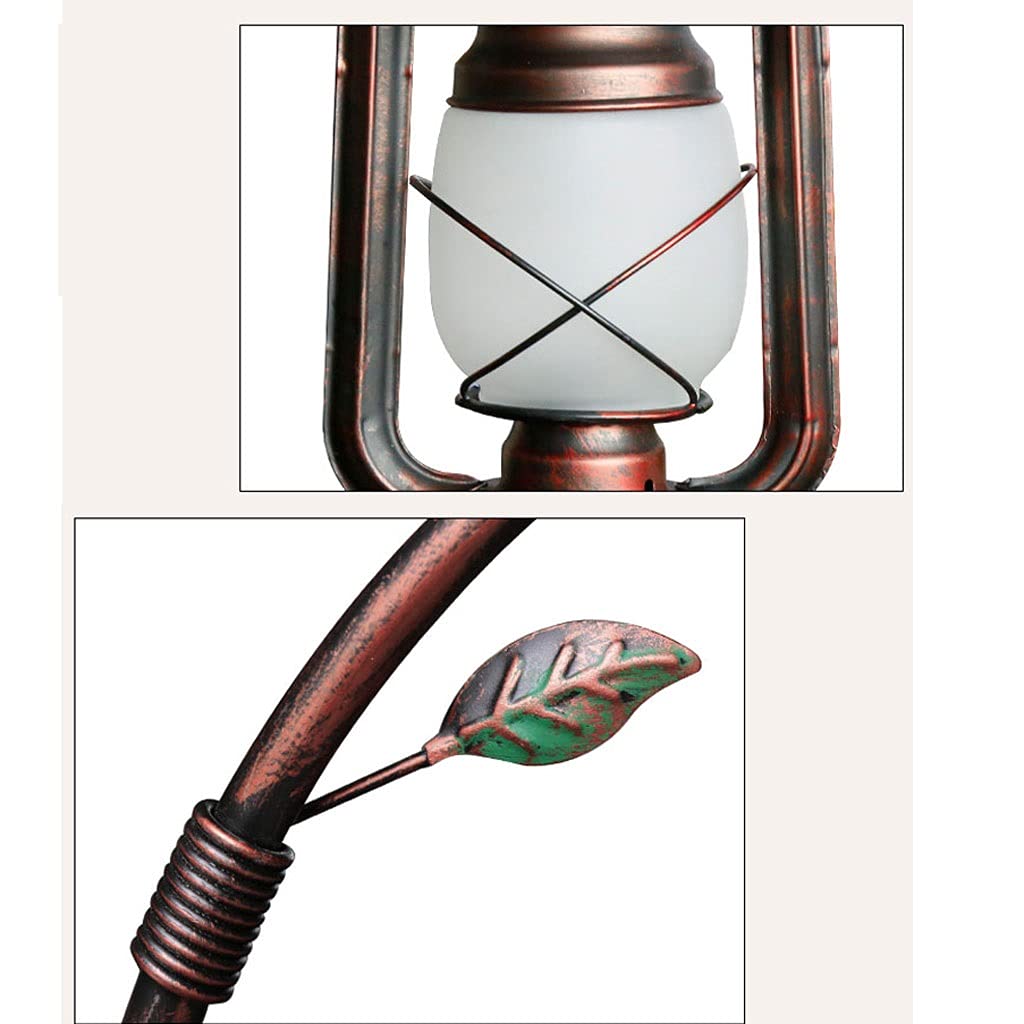 Lampa nocna Kraj Retro Lampa stołowa Imitacja Czerwony Brąz Lampa Ciało Odchodzi Stary Nafta Lampa Stół Stary Klasyczny Stół Lampa nocna Sypialnia Study Bar Lampa stołowa do sypialni