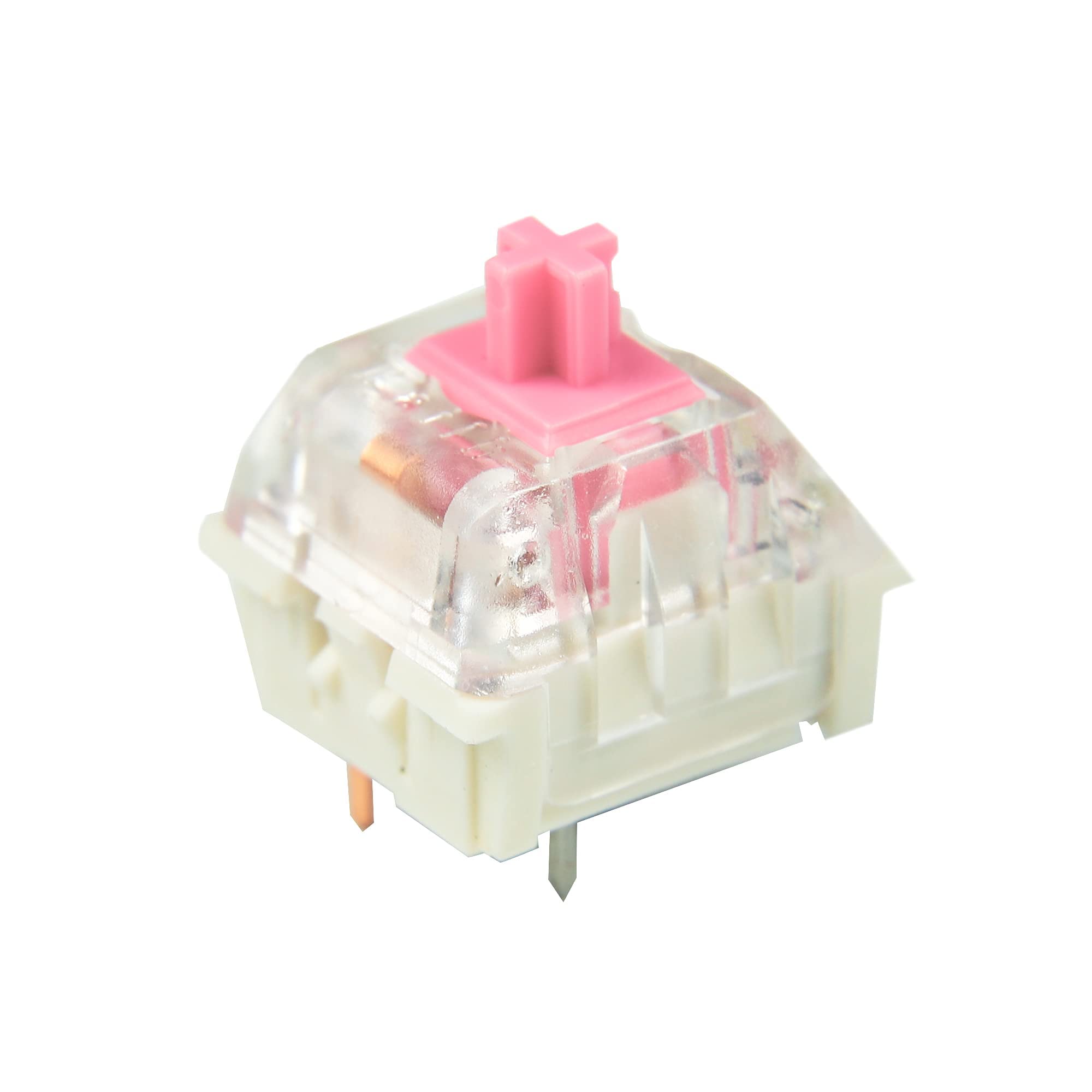 70 PCS Kailh Speed Gold Silver Copper Bronze Pink Pro Purple Light Green MX SMD 3 Pin RGB Switches for Backlit Mechanical Gaming Keyboard (Speed Pink), Kailh speed pink 70 pcs