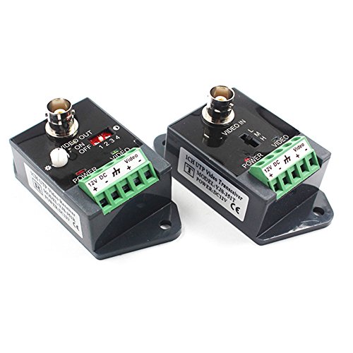 Merryshop Active Video Balun Utp Video Transceiver With Hd-Cvi-Tvi-Ahd-Cvbs Effective Distance 1800M #TOP2