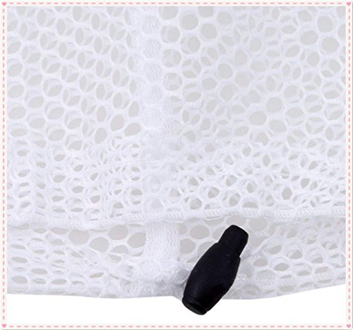 Commercial Heavy Duty Laundry Bags Drawstring Net Wash Bag Washing Curtain Tra Large Capacity Laundry Liners Perfect For Household Use,Camp,Colleage Dorms,Factory,Travels,2 Pack - Thumbnail 4
