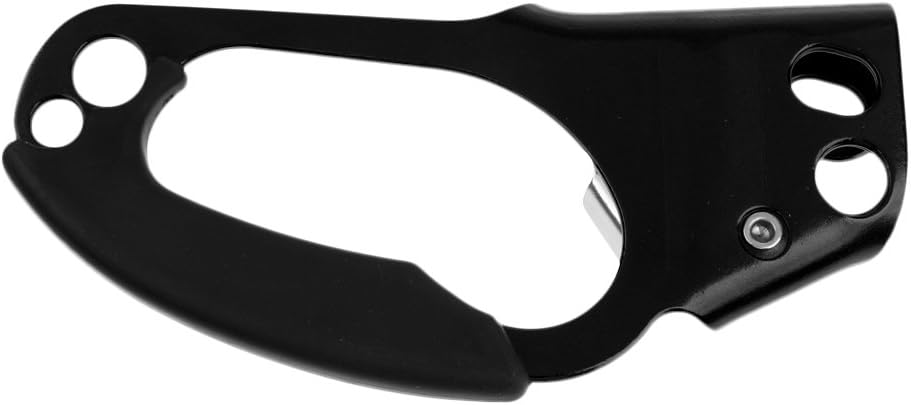 Left Hand Ascender 4KN Rescue Climbing Device for 8-13mm Rope - Black 20x9cm