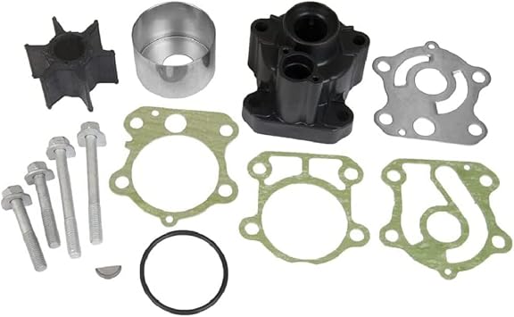 MARKGOO 67F-W0078-00-00 Water Pump Impeller Repair Kit for Yamaha Outboard 4 stroke 75 80 90 100 HP F75 F80 F90 F100 Boat Motor Engine Rebuild Service Parts Replacement Sierra 18-3451 67FW00780000