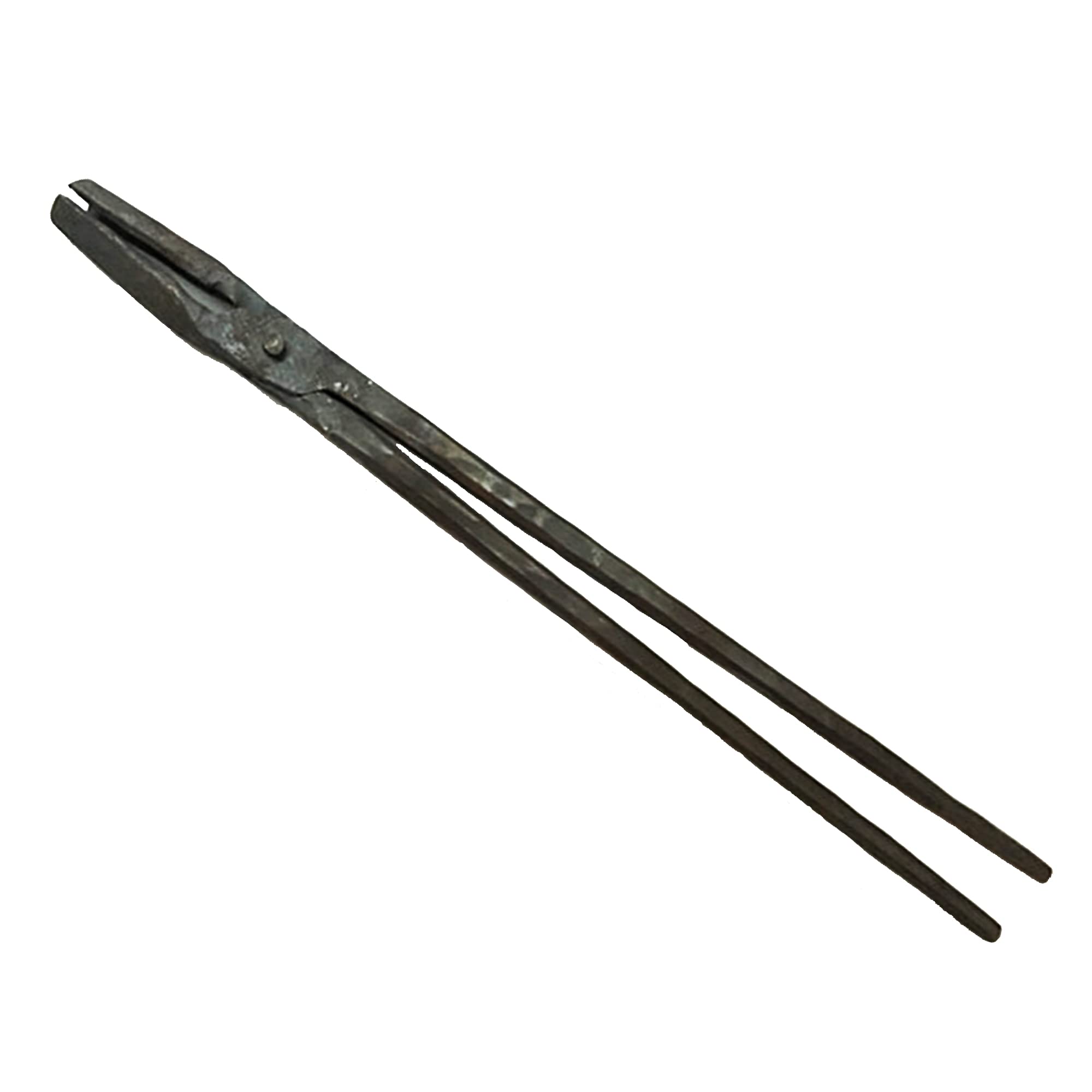 Tenaza de forja Pinzas de herrero Tenaza de forja de boca redonda Forja del yunque del herrero del ingeniero Tenaza de forja 400 mm de longitud,14to18