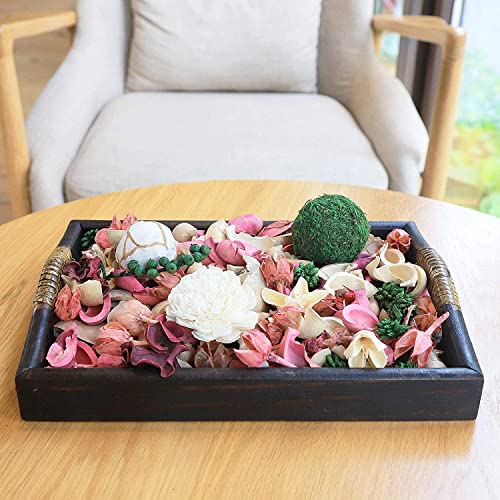 Qingbei Rina Spring Potpourri, Rose Scented Potpourri Bowl Filler Dried Flower, Home Fragrance Sachet ,Decorative Vase Filler,Wedding Party Gift For Mom,14 Oz( Blush Pink) #TOP4