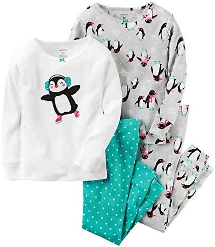 Baby Girls' 4 Pc Cotton vêtement bébé fille 100% coton doux taille naissance à 24 mois 331g171