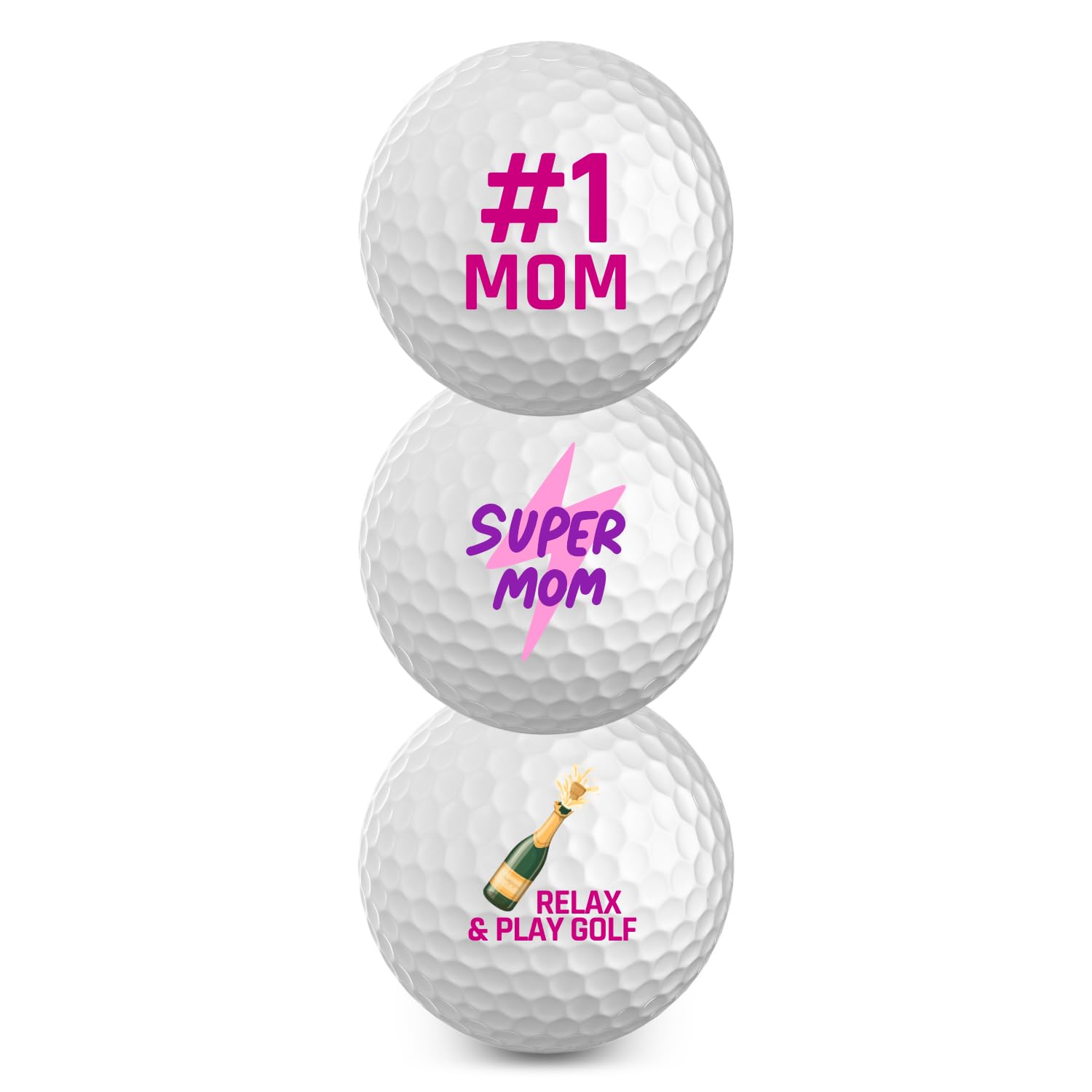 Titleist Pro V1#1 MOM Balles de golf pour la fête des mères