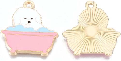 Miniatura 2 de Dije de la serie Puppy para hacer joyas de bricolaje, aleación