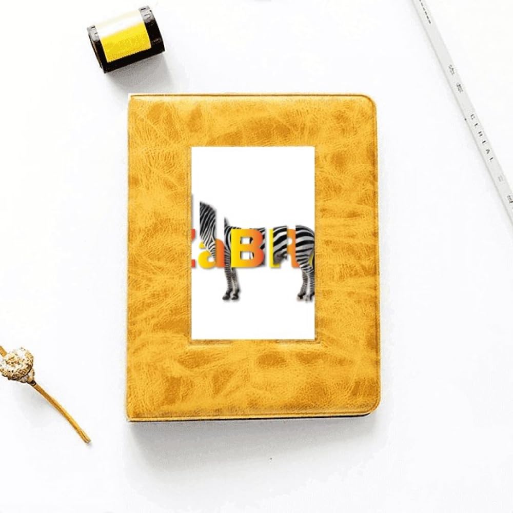 no/no Horse Stripe Black White Grassland Photo Album Family Wedding Picture 4x6