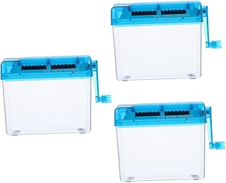 Ciieeo Triturador De Arquivos 3Pcs Triturador De Mesa Triturador Portátil Ferramentas Domésticas Triturador Manual Mini Triturador Manual Triturador De Rolo Manual