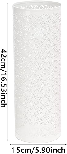 Miniatura 7 de Soporte para paraguas para interiores, soportes modernos para paraguas, cubo redondo de metal duradero, soporte decorativo para paraguas, soporte