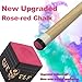 CUEELF Cube Pool Cue Chalk Technology Billiard Pool Stick Chalk with Storage Box Included (Rose red)