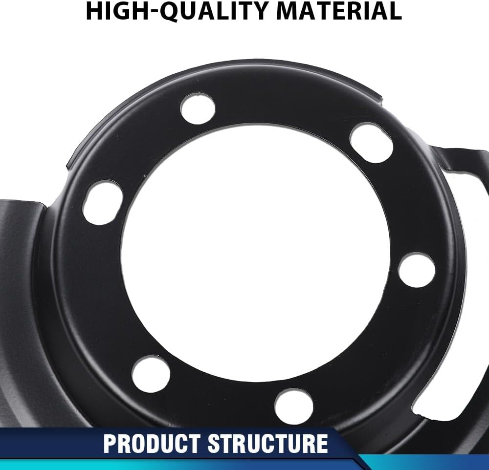PIT66 Brake Dust Shield Front Left and Right Compatible with Jeep Cherokee XJ 1984-2001/Fit Jeep Wrangler 1987-2006/Fit Jeep Grand Cherokee 1993-1998 52005476, 52005477