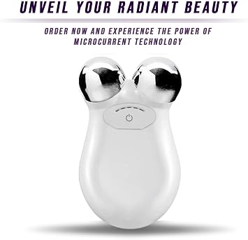 Microcurrent Facial Toning Massager. Multi-Functional Microcurrent Technology. Portable and Lightweight. Easy to Use.