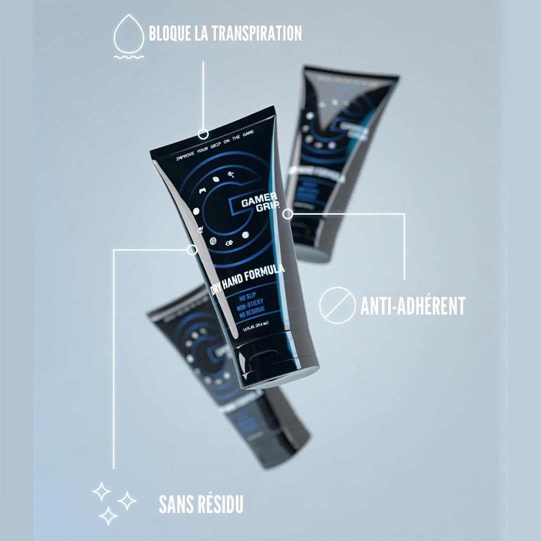 GamerGrip - Solution de préhension totale - Empêche la transpiration sur les mains jusqu'à 4 heures