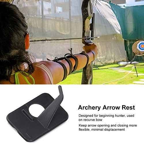 Fafeims 4 Sets Left Hand Recurve Bow Rest Self Adhesive Archery Rest Hunting Bow Roller Rests #TOP3