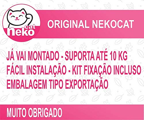 Kit 02 Nichos Gatos + 04 Prateleiras+ 02 Arranhadores - Cj 08 pçs