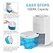 PAIPU Deshumidificador Mini Eléctrico 1000ml Portátil 400ml / 24h, Deshumidificador Pequeño con...