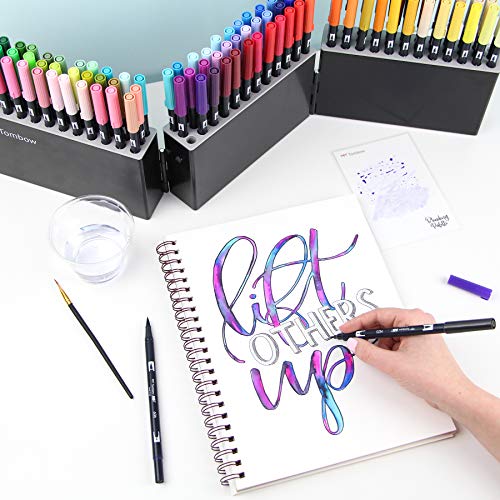 Tombow 56179 Dual Brush Pen Art Markers, 108 Color Set with Marker Case. Blendable, Brush and Fine Tip Markers with Marker Case by Tombow - Image 5