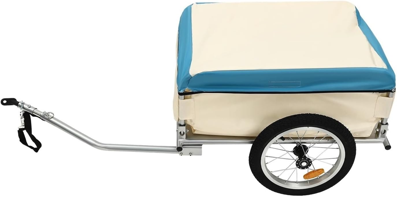 Bike Trailer Will Travel Pull Cargo Trailer Sundries Trailer Shopping Cart LuggageBicycle Trailer Pet Trolley Pet Carrier