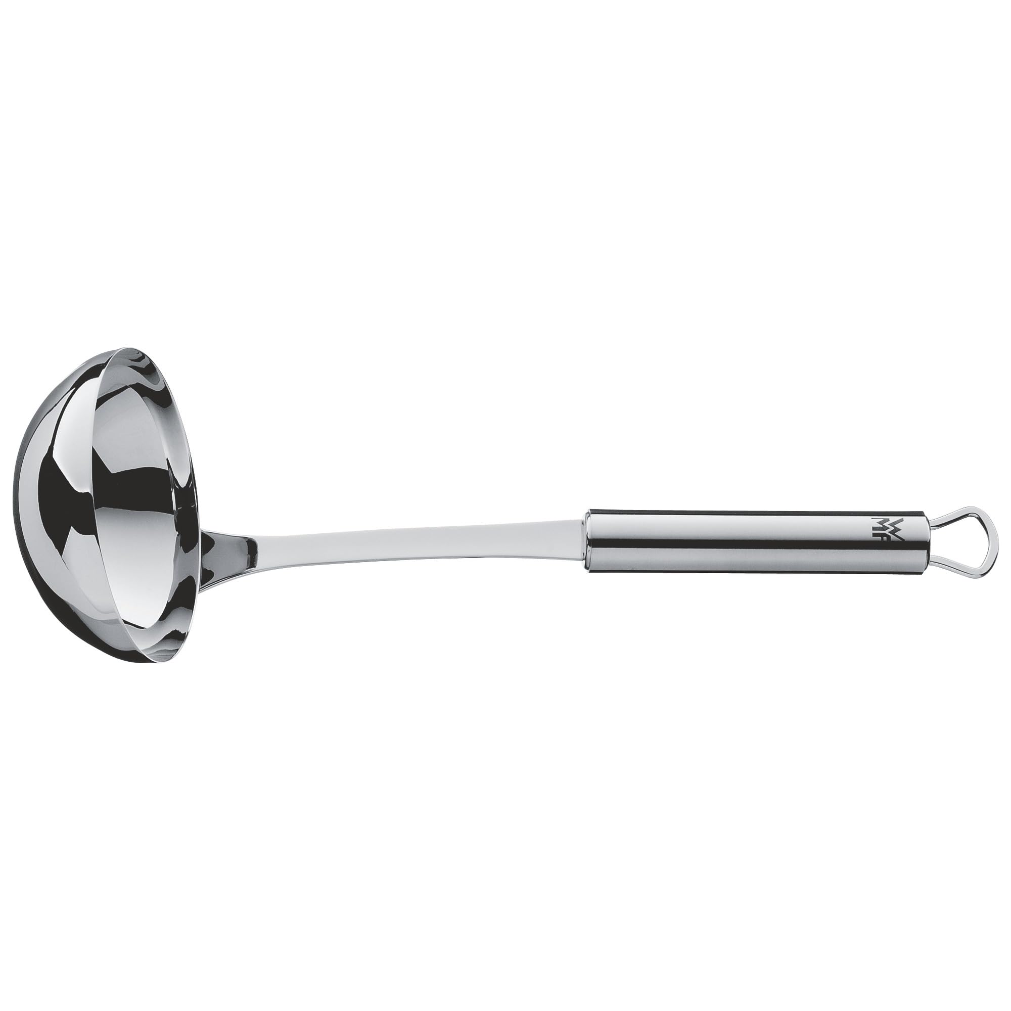 WMF Profi Plus Küchenhelfer Set Edelstahl 7-teilig, Küchenbesteck, Ständer mit 6 Helfern, Schöpflöffel, Schaumlöffel, Wokwender, Wender, Schneebesen, Gemüseschäler, Cromargan Edelstahl, spülmaschinengeeignet