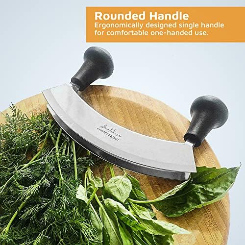 Jean-Patrique Black Handled Mezzaluna
