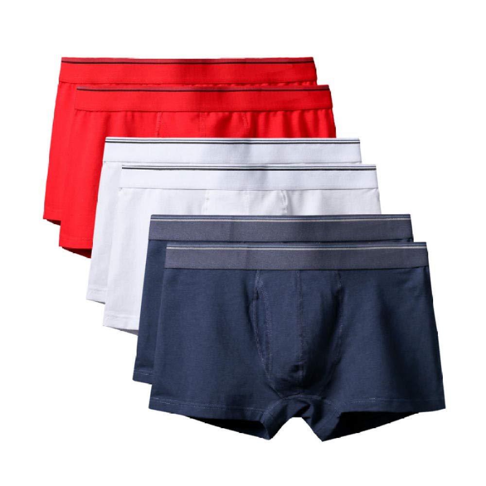 Calzoncillos Masculinos Sexycotton Hombres S Plus Size Boxer Shorts Calzoncillos De Hombre Bragas Masculinas (Paquete De 6)