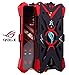 ASUS ROG Phone II Metal Case,HATA ASUS ROG Phone II Armor Aluminum Alloy Metal Bumper Hollow Rugged Shockproof Anti-Drop with Ring Sturdy Cool Metal Cover for ASUS ROG Phone II (Black)